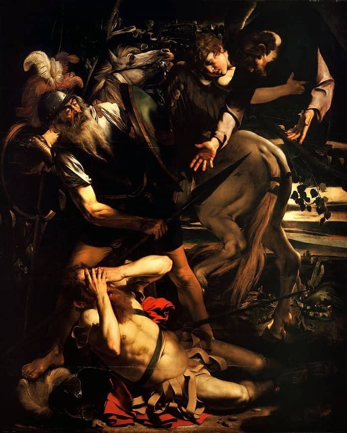 The Conversion of Saint Paul, 1600 by Caravaggio