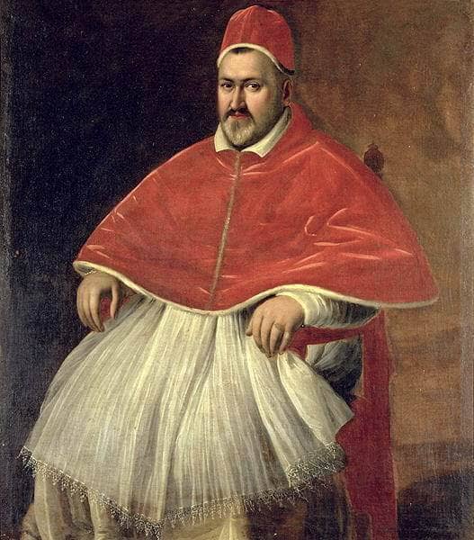 Portrait of Pope Paul V,  by Caravaggio