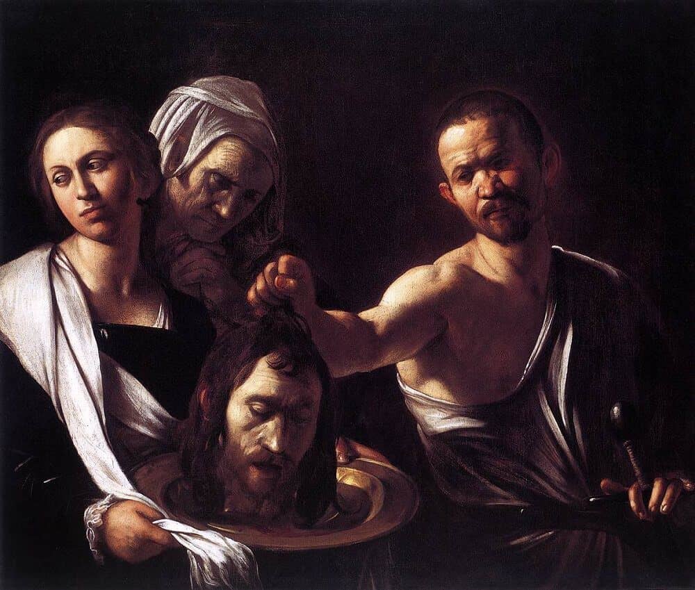 Salome with the Head of John the Baptist, 1607 by Caravaggio