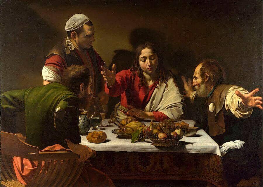 Supper at Emmaus, 1602 by Caravaggio