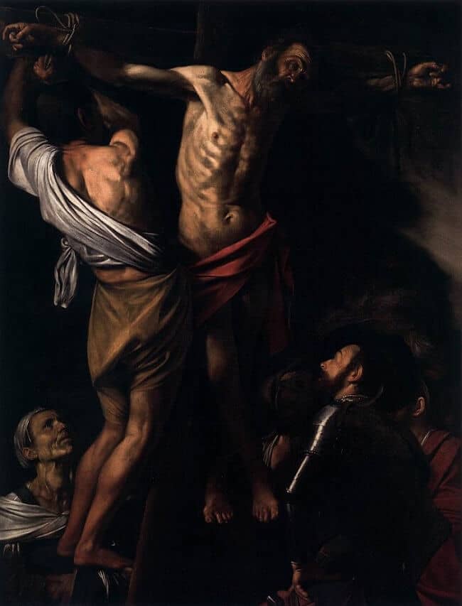 The Crucifixion of St. Andrew, 1607 by Caravaggio