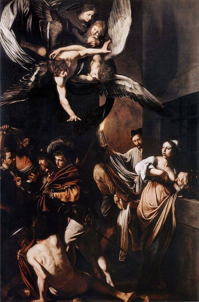 The Seven Works of Mercy, 1607 by Caravaggio