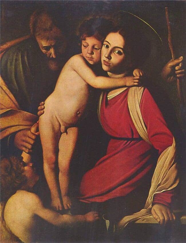 Holy Family with St John the Baptist, 1603 by Caravaggio