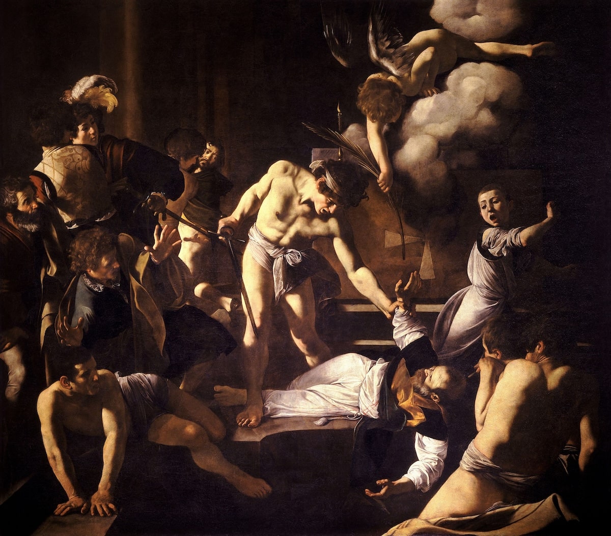 Martyrdom of Saint Matthew, 1600 by Caravaggio