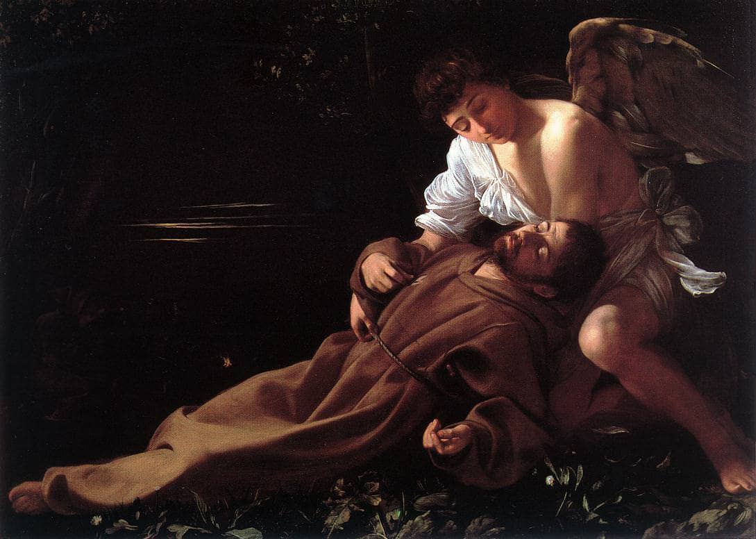 Saint Francis of Assisi in Ecstasy, 1595 by Caravaggio