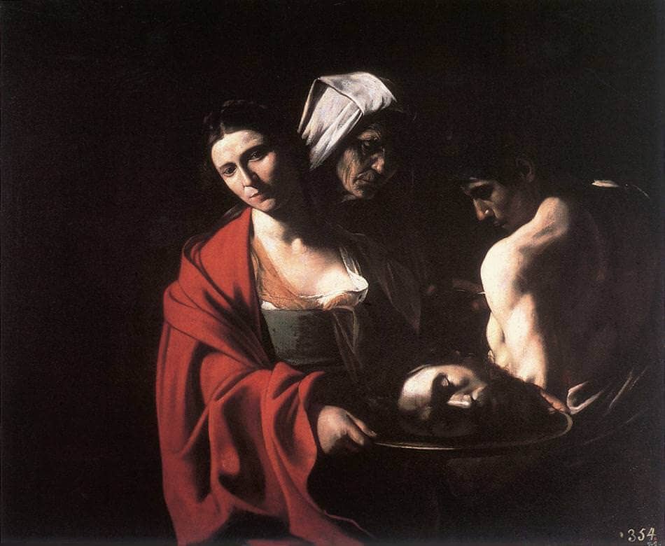 Salome with the Head of John the Baptist, 1609 by Caravaggio