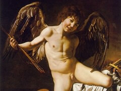 Amor Victorious by Caravaggio