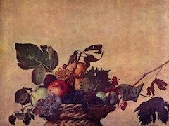 Basket of Fruit by Caravaggio