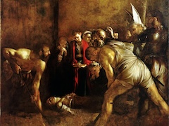 Burial of Saint Lucy by Caravaggio