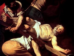 The Crucifixion of Saint Peter by Caravaggio