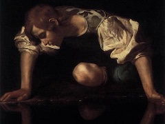 Narcissus by Caravaggio