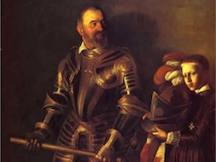 Portrait of alof de wignacourt and his page by Caravaggio