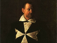 Portrait of Fra Antionio Martelli by Caravaggio