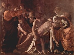 Resurrection of Lazarus by Caravaggio