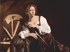 Saint Catherine of Alexandria by Caravaggio