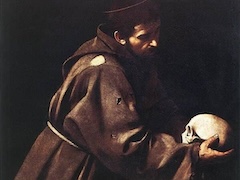 Saint Francis in Prayer by Caravaggio