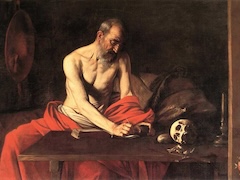 Saint Jerome Writing, 1607 by Caravaggio