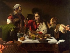 Supper at Emmaus, 1602  by Caravaggio