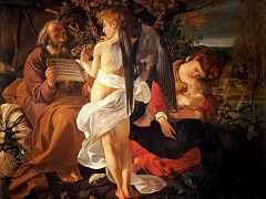 The Rest on the Flight to Egypt by Caravaggio